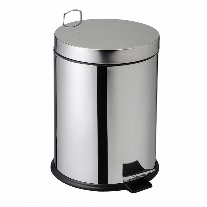 POUB PEDALE 14L INOX BRILLANT