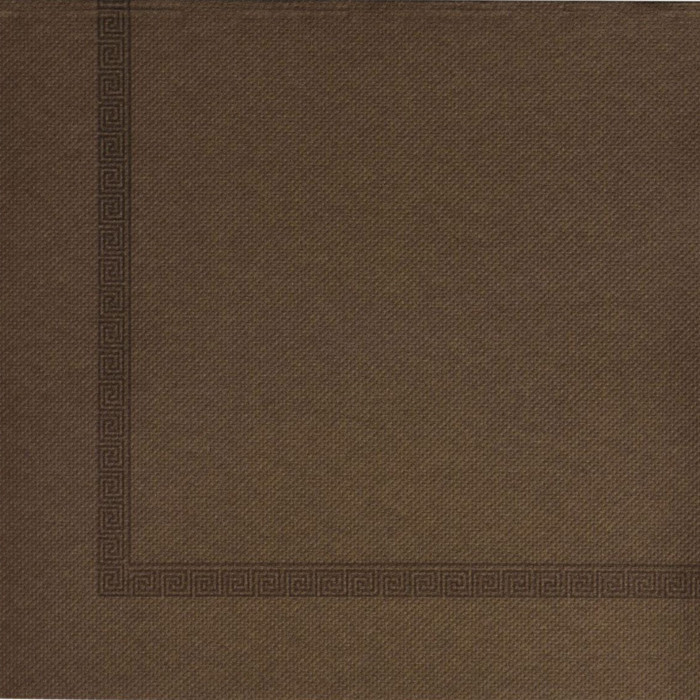 SERV MP 38X38 LIS CHOCOLAT X50