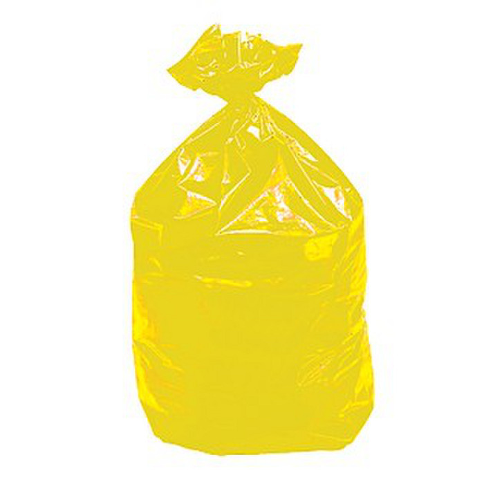 SAC 30L BD RENF JAUNE X25