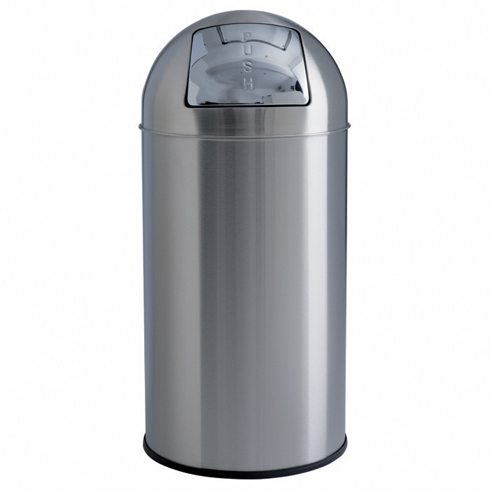 POUB TRAPPE 40L INOX BROSSE