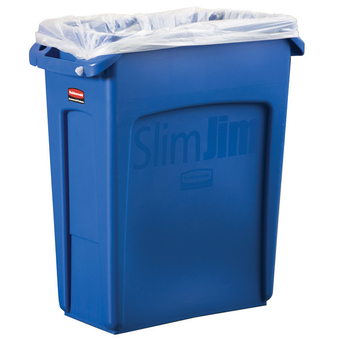 COLLECTEUR SLIM JIM 60L BLEU