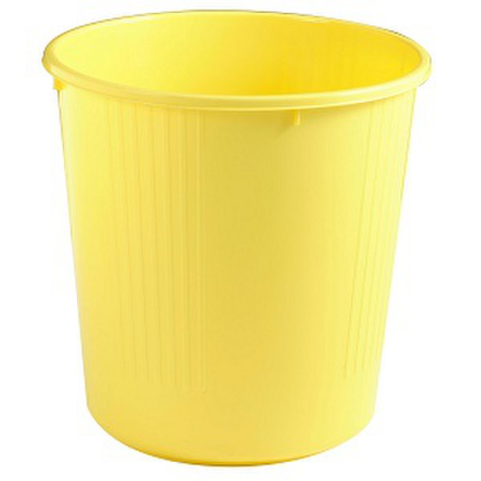 CORBEILLE ECOLINE 14L JAUNE