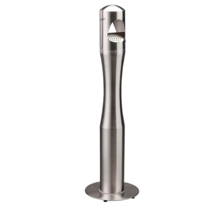 CENDRIER S/ PIED INOX BROS 4L