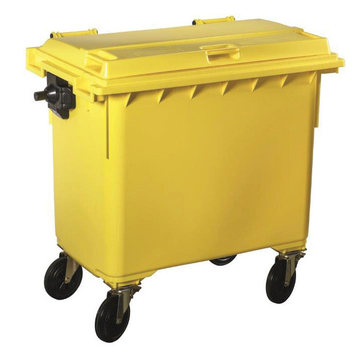CONTENEUR 660L JAUNE/ CL JAUNE