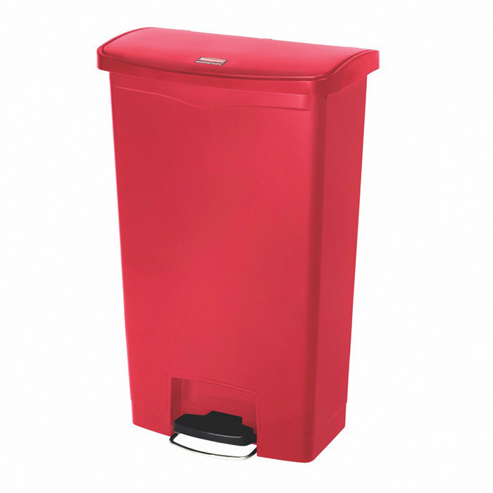 POUB RESINE LARGE 68L ROUGE