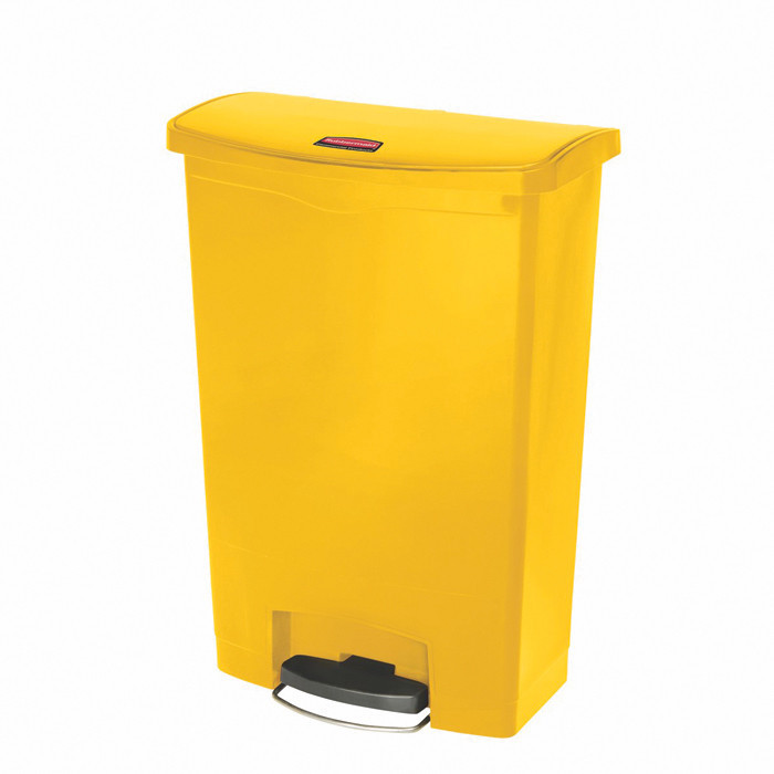 POUB RESINE LARGE 90L JAUNE