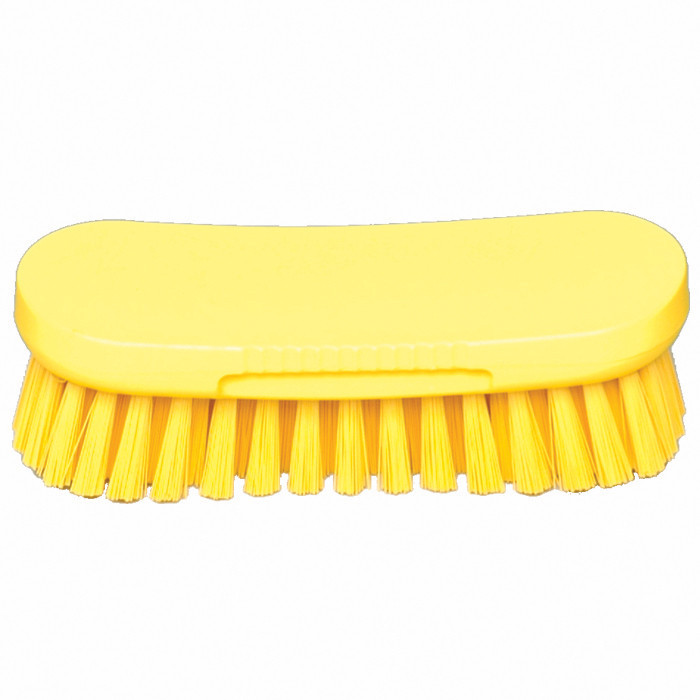 BROSSE MAIN ALIM 19CM JAUNE