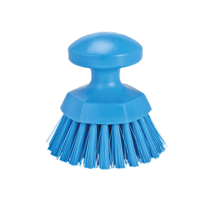 BROSSE ALIM RDE DUR 11CM BLEU