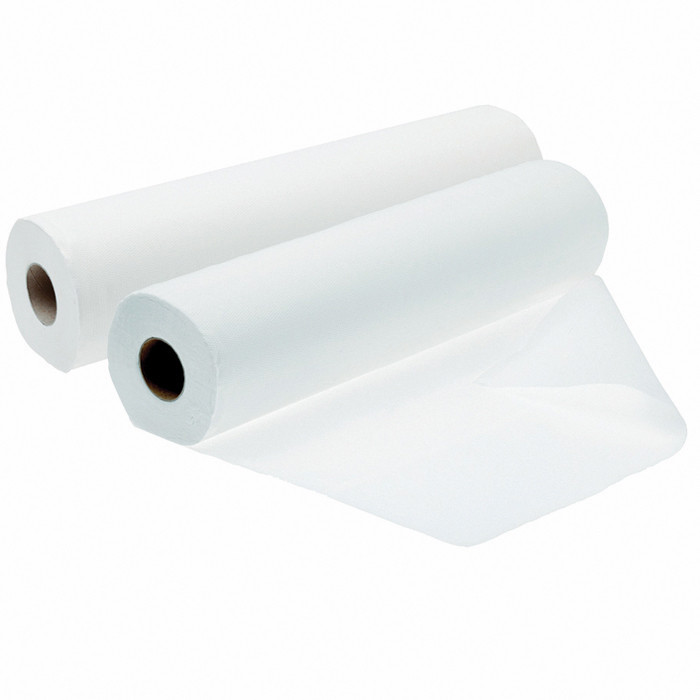 DRAP EXAM LISSE 50X35 2P BLC ULTRA VERT