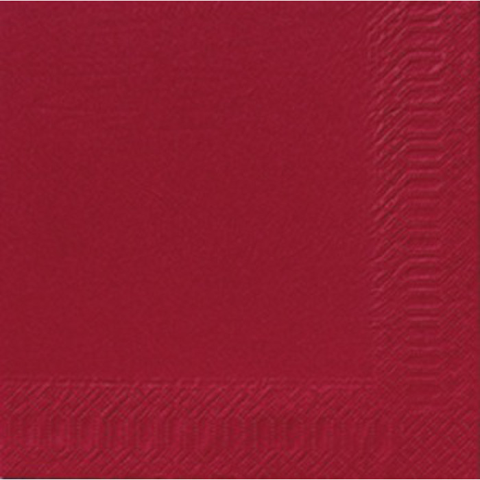 SERV 2P 33X33 BORDEAUX X125