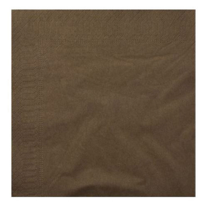 SERVIETTE 2P 33X33 CHOCOLAT
