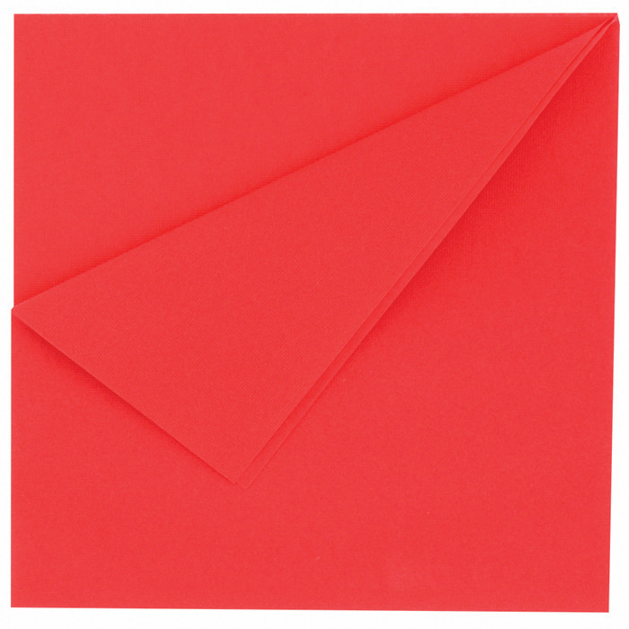 SERV AIRLAID 40X40 ROUGE X50