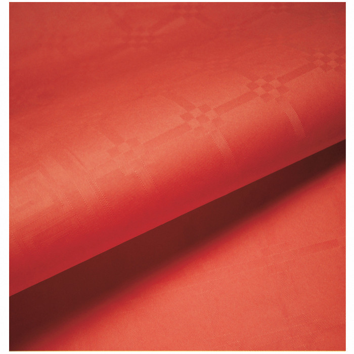 NAPPE DAMASSEE 1.20 ROUGE