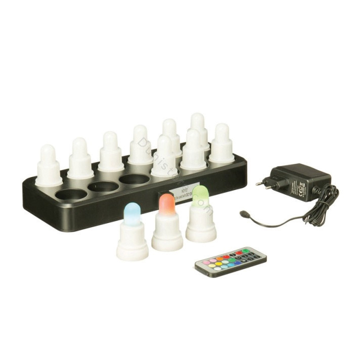 KIT 12 LEDS MULTICOLORE RECHAR