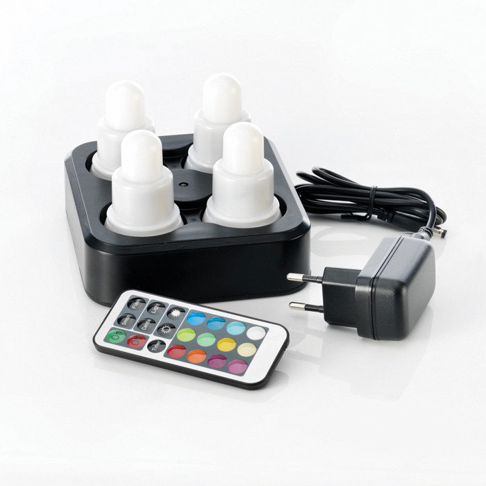 KIT 4 LEDS MULTICOLORE RECHAR
