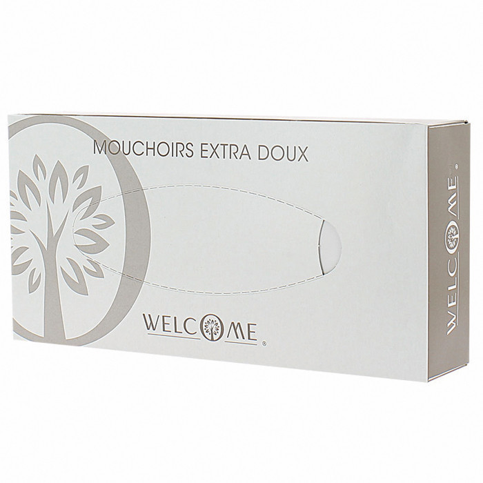 MOUCHOIR WELCOM BT 100F BLC