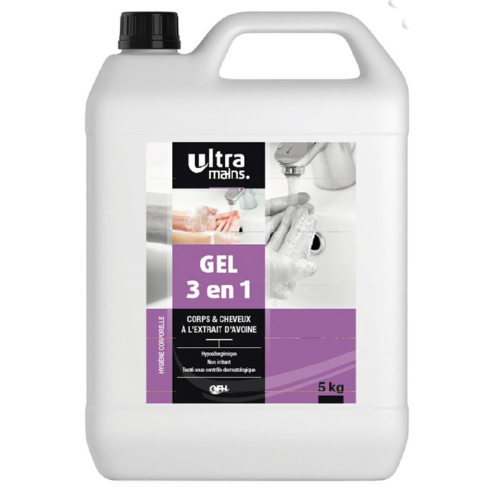 GEL 3 EN 1 CORPS/CHEVEUX 5KG