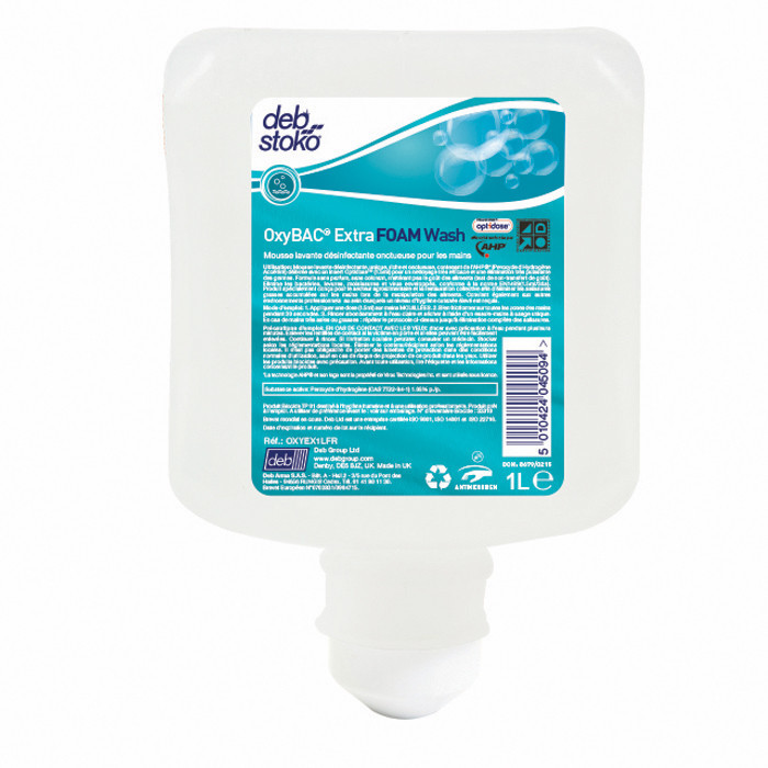 OXYBAC EXTRA FOAM WASH 1L