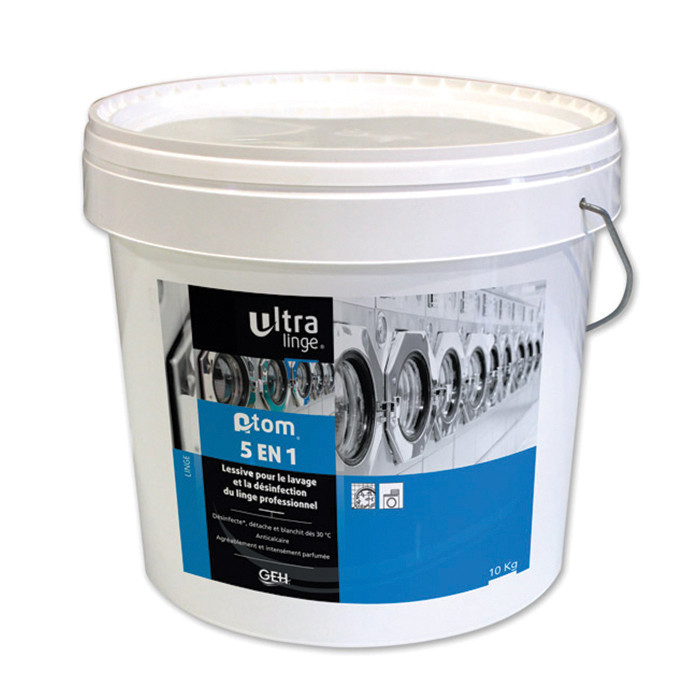 ATOM LESSIVE 5 EN 1 SEAU 10KG
