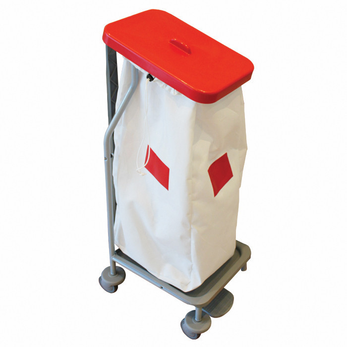 CHARIOT LINGE COUV ROUGE