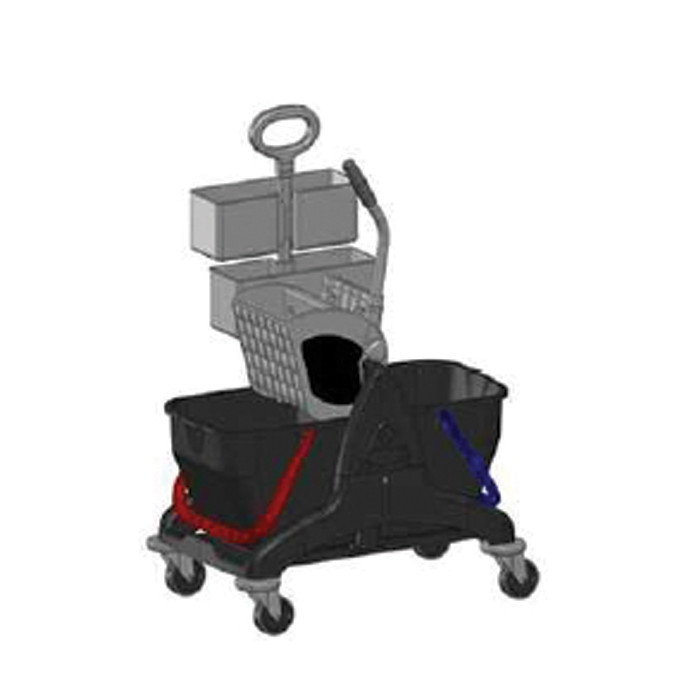 DBLE SEAU BLACK KIT+PRESSE