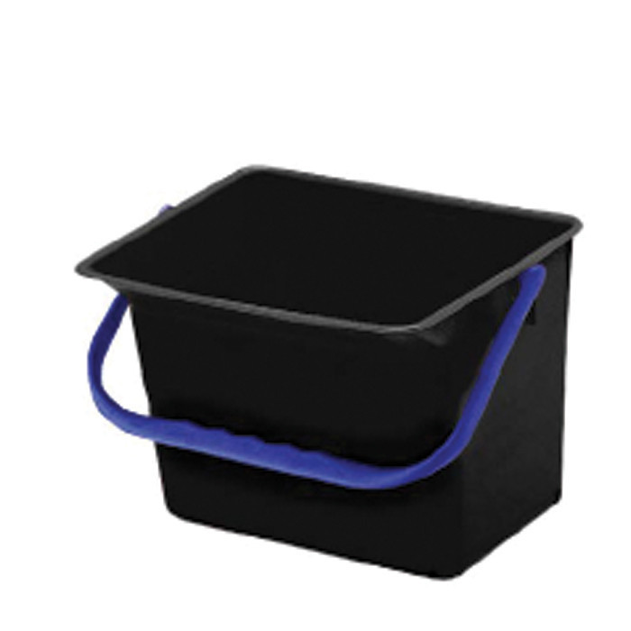 SEAU 6L MODUL NOIR ANSE BLEU