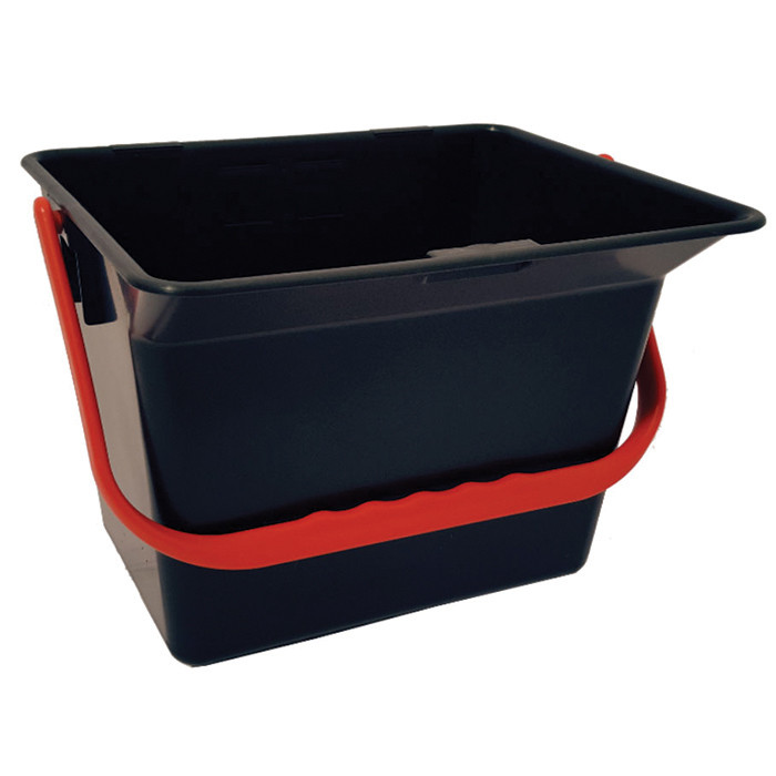 SEAU 6L MODUL NOIR ANSE ROUGE