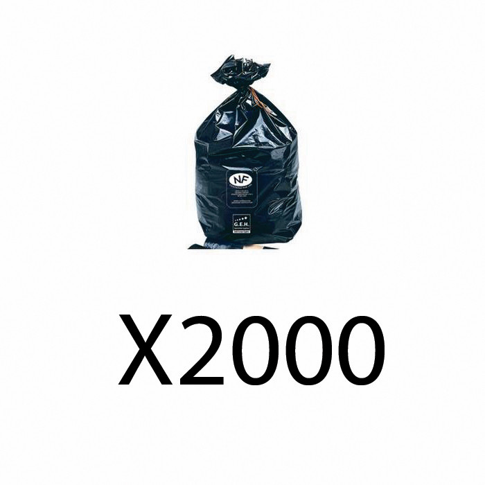 LOT DE 2000 SAC 100L BD RENF N